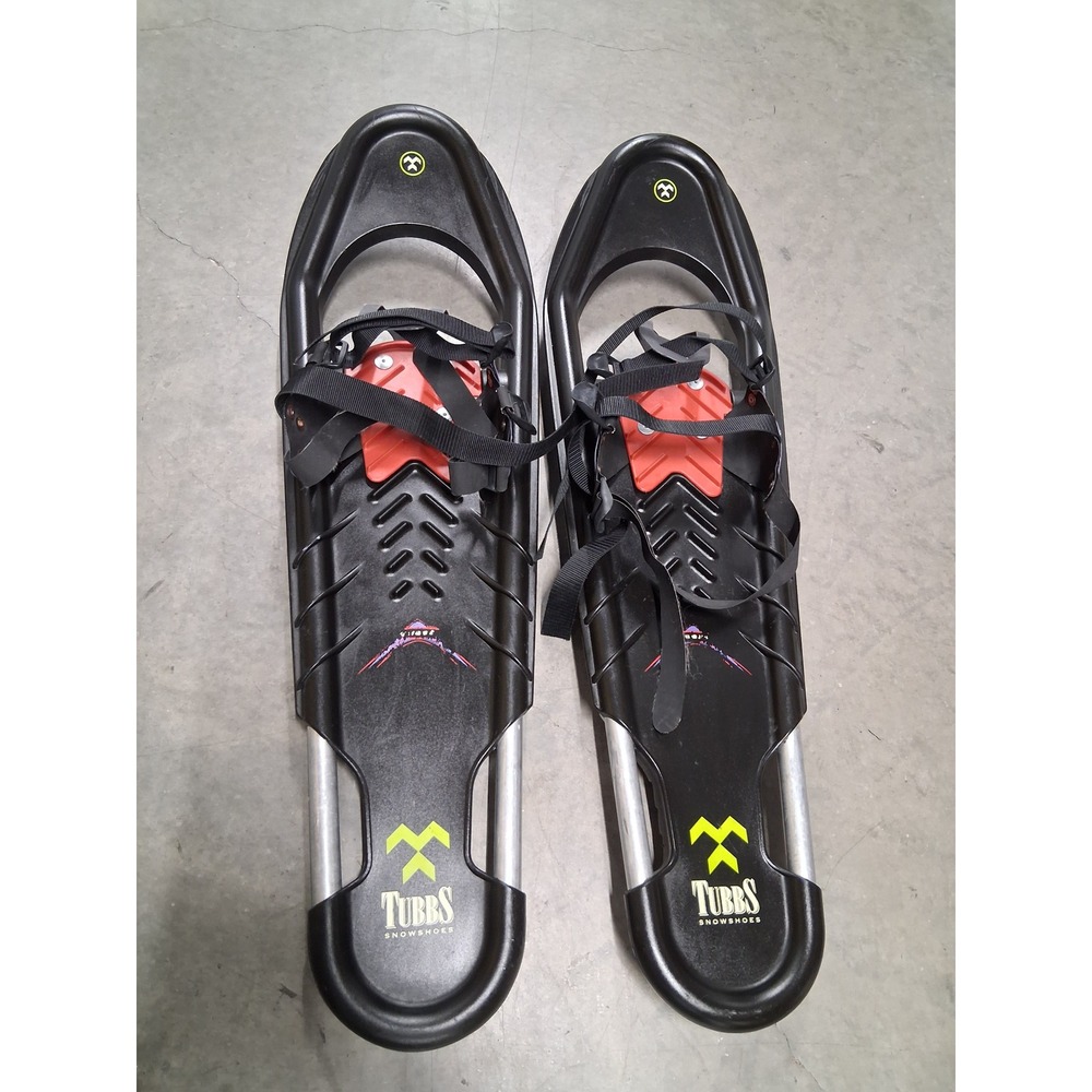 Tubbs Snowshoes 30 Inch Black Trail Hiking Winter Gear with Adjustable Bindings